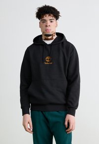 Timberland - SMALL LOGO PRINT HOODIE  - Felpa - black Immagine in miniatura 1