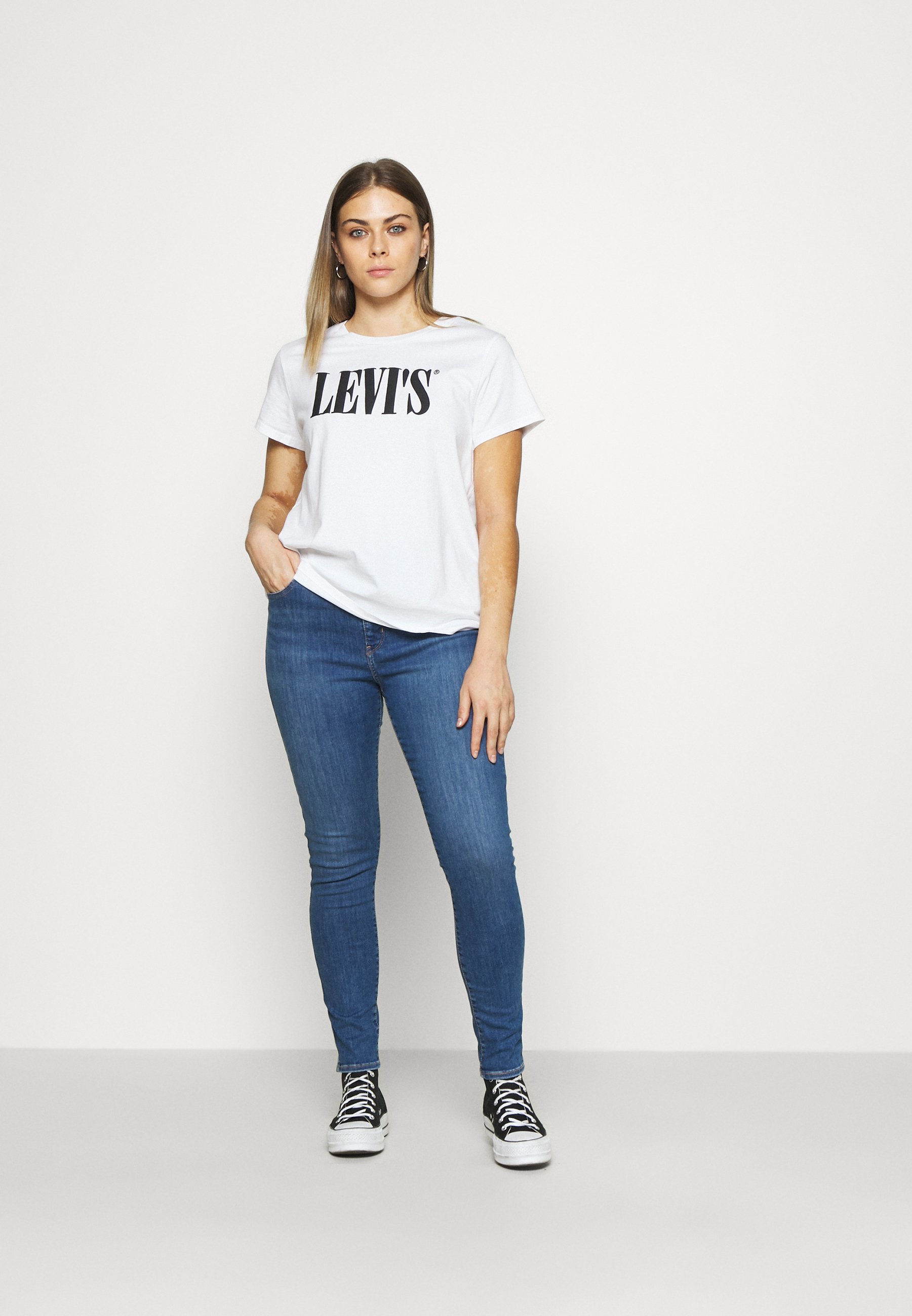 Levi's® 720 HIRISE SUPER SKINNY - Jeans Skinny Fit - eclipse craze/blu  denim - Zalando.it