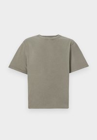 CROP - Tricou basic - grey