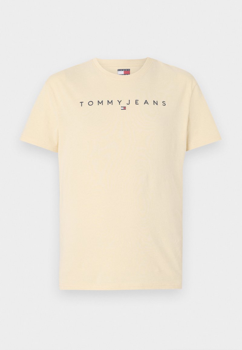 Tommy Jeans T-shirt print lichtgeel