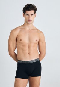 Tommy Hilfiger SIGNATURE TRUNK METALLIC 3 PACK - Chiloți boxer - light cast/antique silver/dark ash