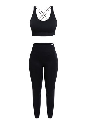 SPORT SET BH AND  SCRUNCH SEAMLESS KLEA - Bustier - schwarz