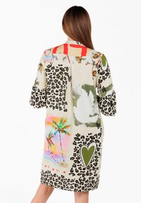 Key Largo MOSAIC V-NECK - Vestito casual - khaki