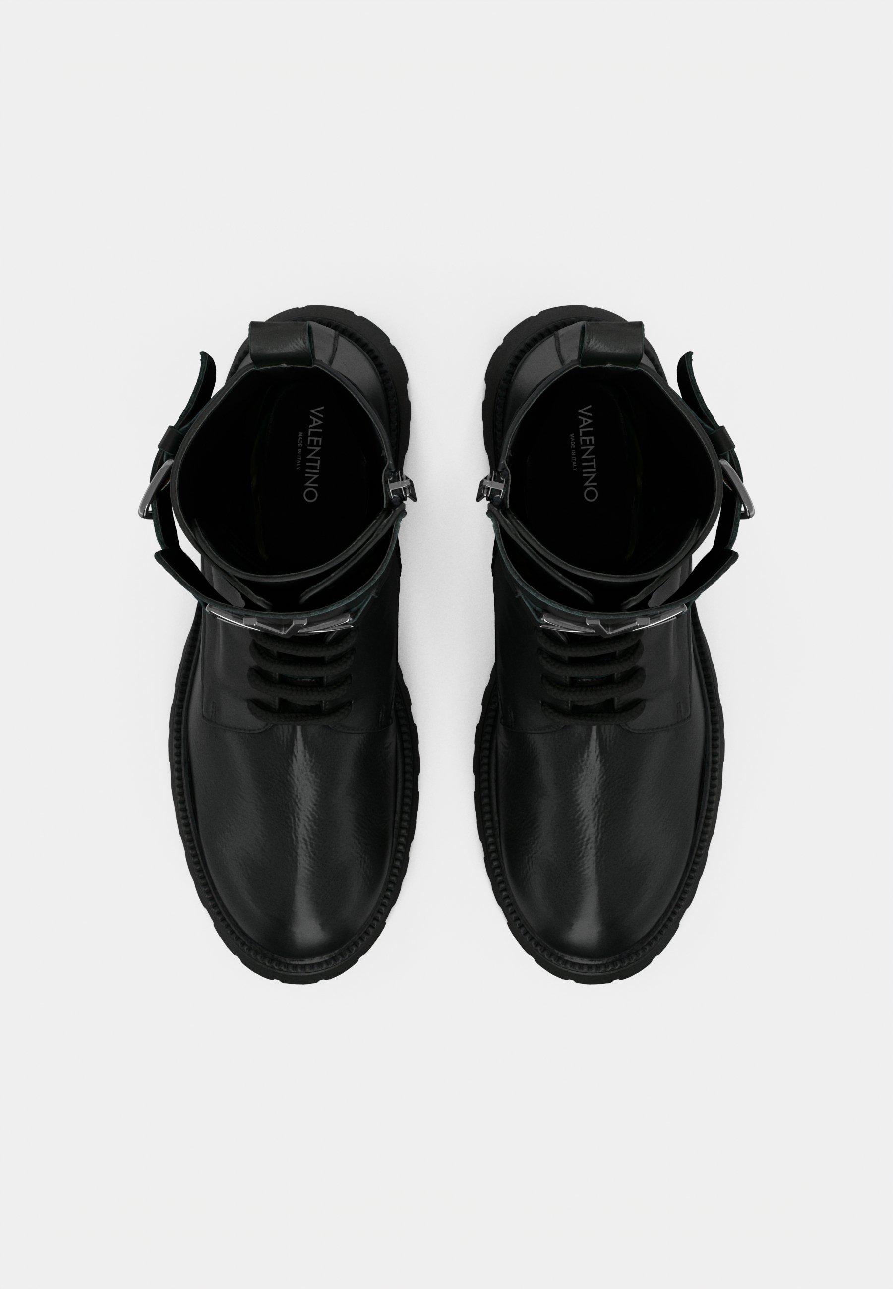 Valentino - Botki sznurowane/czarny - Zalando.pl