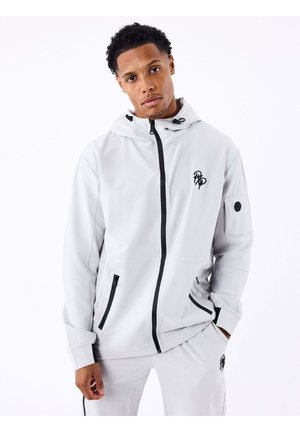 À CAPUCHE TECHNIQUE - Chaqueta de entretiempo - argent clair noir