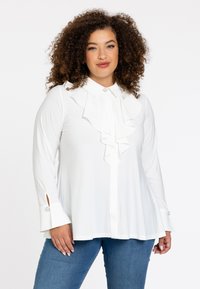 YOEK À VOLANTS - Hemdbluse - weiß