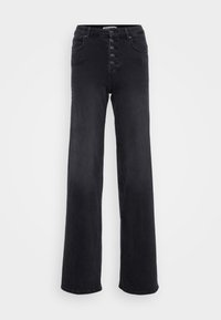 ONLMADISON BLUSH - Wide leg - washed black