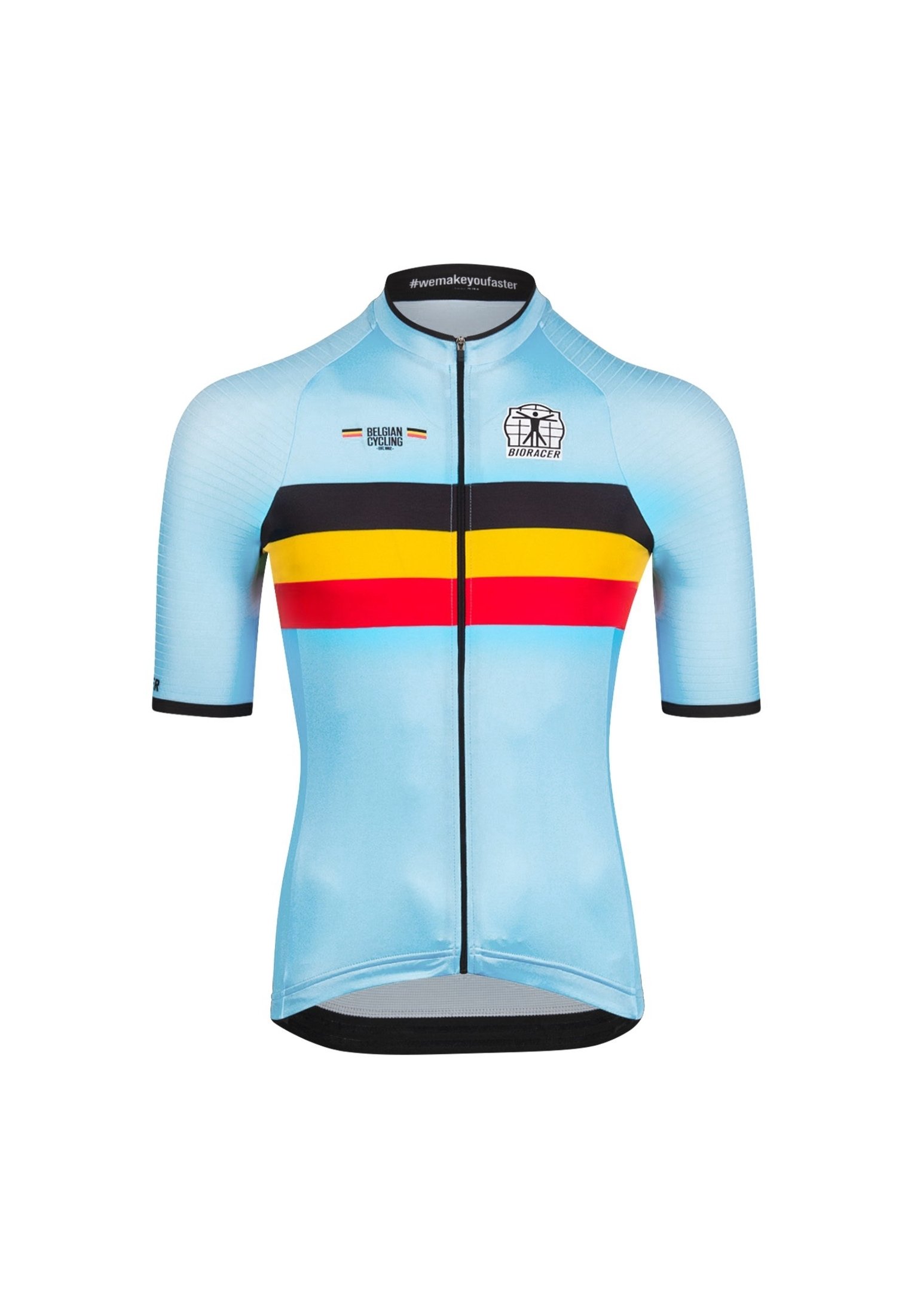 Bioracer TEAM BELGIUM 2023 - Cycling Jersey - blauw/blue