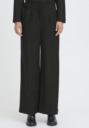 GLEAM WIDE - Bukser - black