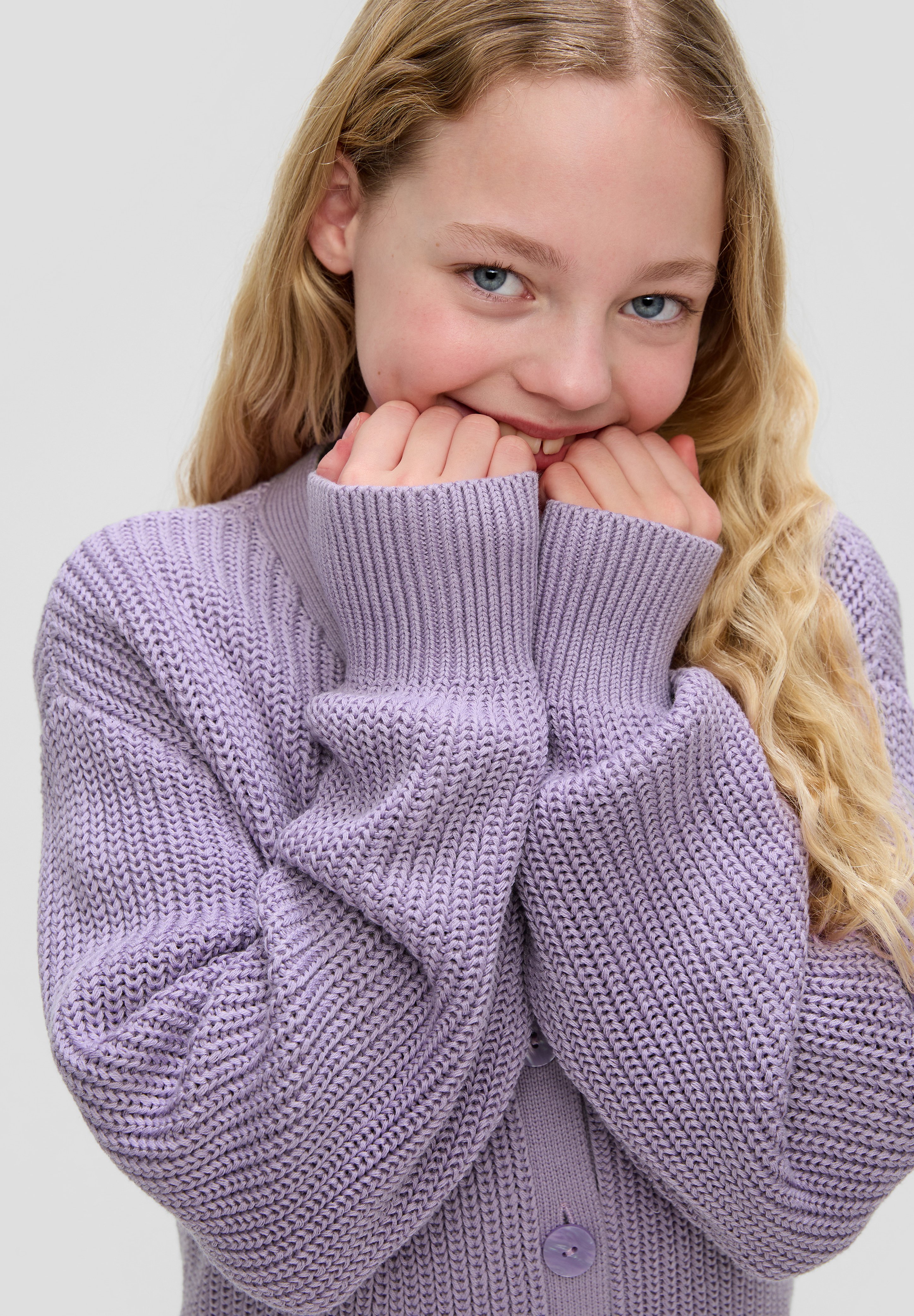 pg OLIVER | LAVENDER　39 s.Oliver MIT V-AUSSCHNITT - Strickjacke - lavendel/lila - Zalando