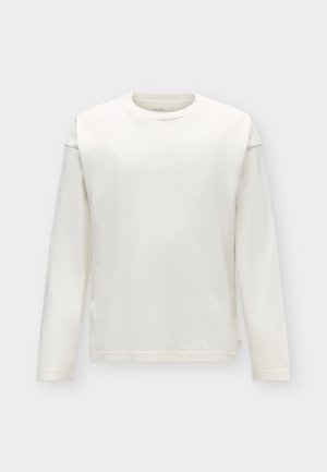Hollister Co., BOXY TEE - Блуза с дълги ръкави - white