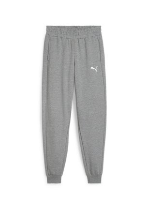 TEAMGOAL  - Tracksuit bottoms - medium gray heather puma white