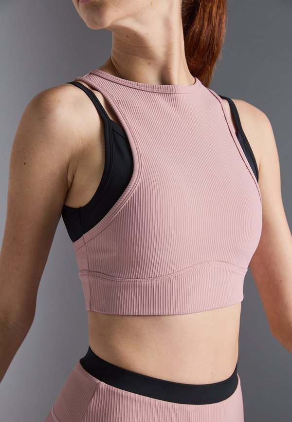 Light support sports bra - mauve3