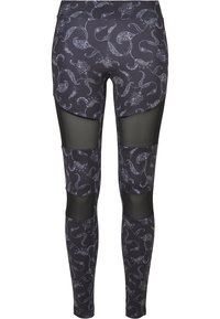 TECH AOP  - Leggings - blackpaisley