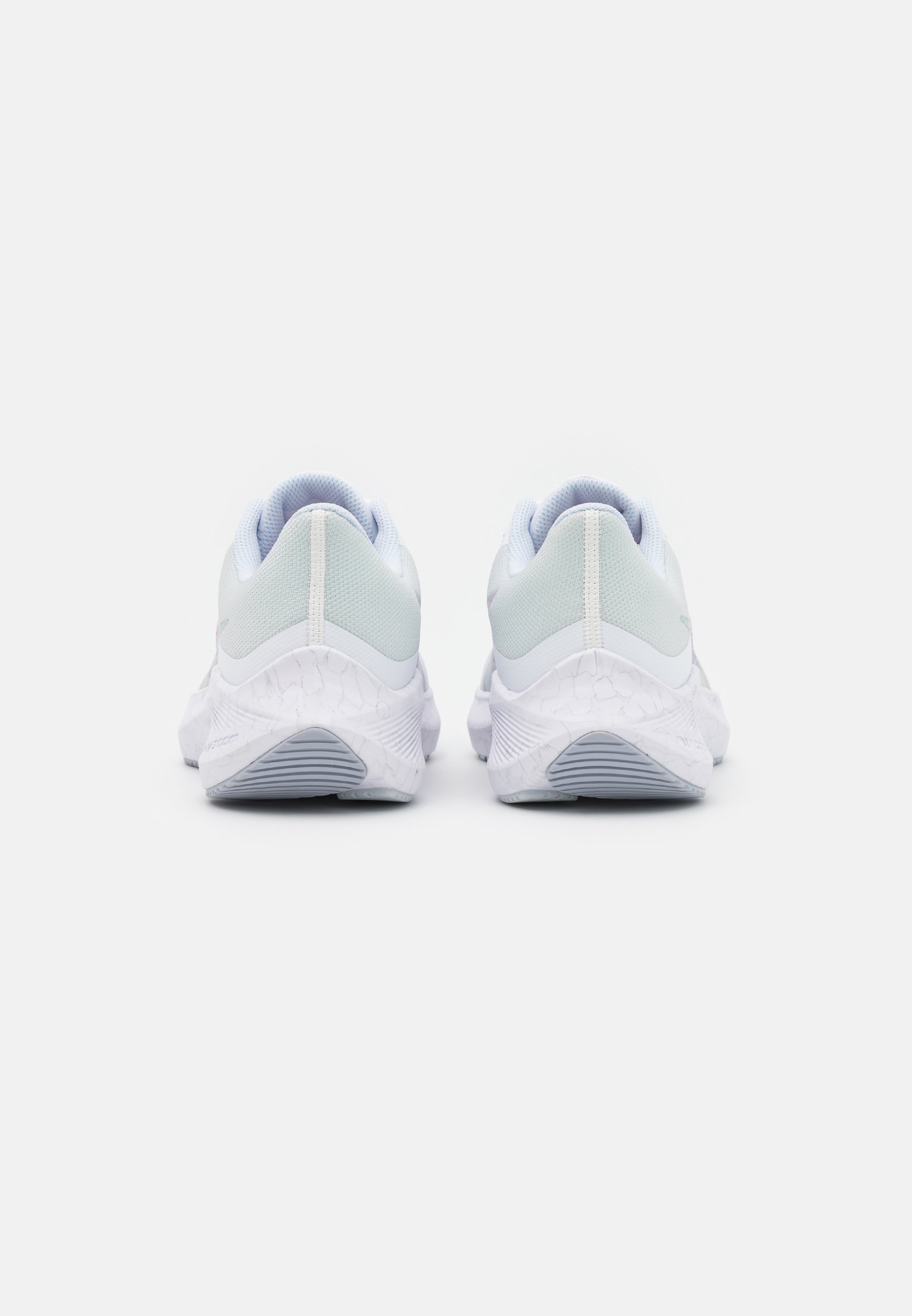 Nike Performance ZOOM WINFLO 8 - Zapatillas de running neutras -  white/infinite lilac/football grey/violet shock/green glow/laser  orange/blanco - Zalando.es
