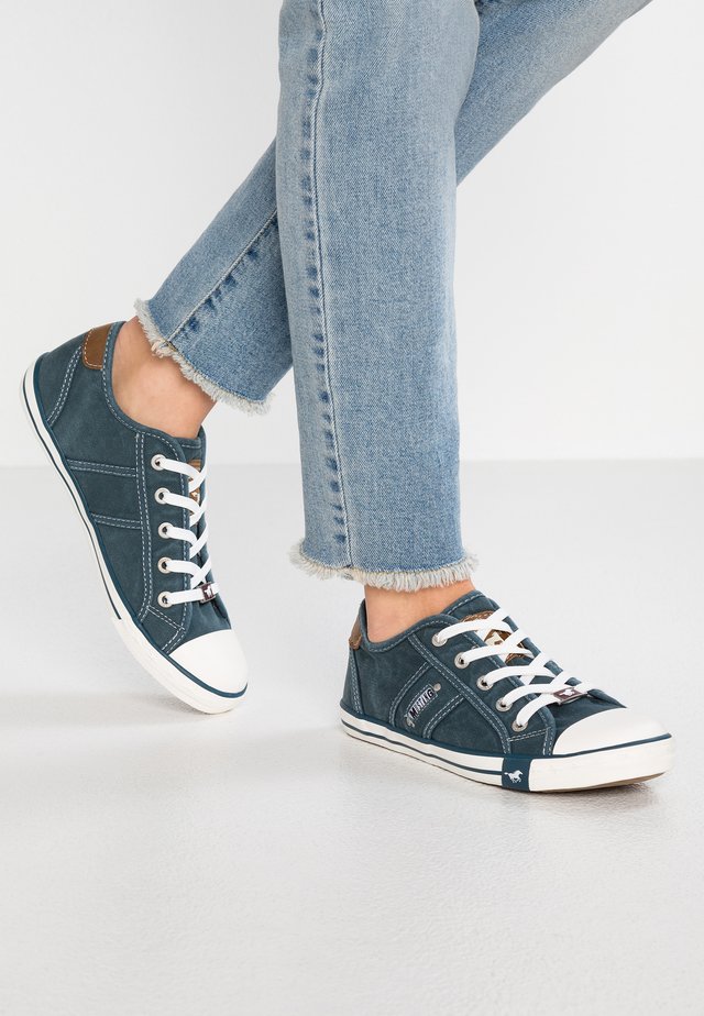Sneaker low - blau/grün
