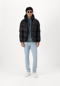 Jack & Jones JJEBRADLEY HALF ZIP NOOS - Sweater - goblin blue