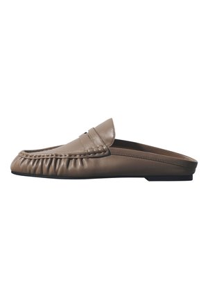 THE SET, REGULAR FIT - PREMIUM BACKLESS LOAFERS  - Loafers - grey