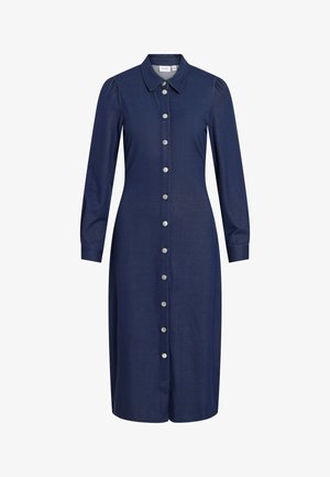 VILA, Midi VICHANIA Long sleeved - Blousejurk - dark blue denim