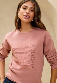 Lipsy REGULAR FIT - ROUND NECK - Felpa - pink