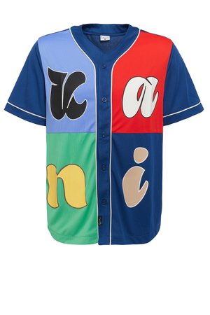 Karl Kani SIGNATURE BLOCK BASEBALL SHIRT UNISEX - Camisa - multicolor