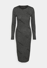 ANGIE - Gebreide jurk - gris vigore