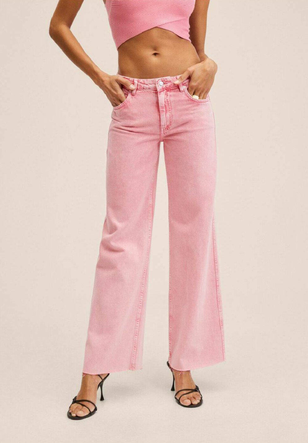 Mango AGNES - Jeans a zampa - rose bonbon/rosa fluo - Zalando.it