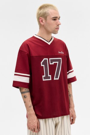 AIRTEX TEE UNISEX - Potiskana majica - red