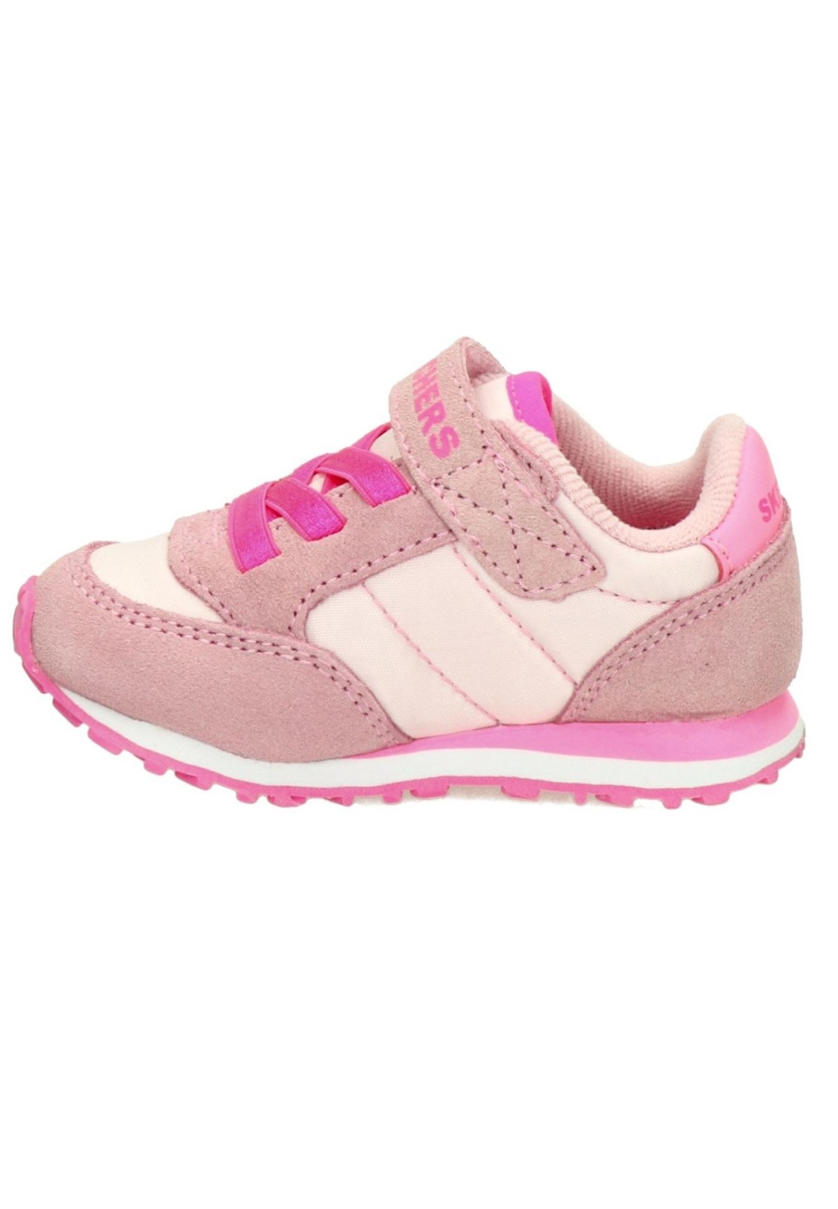 girls pink skechers
