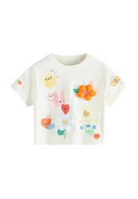Next - REGULAR FIT - SHORT SLEEVE - Print T-shirt - ecru white padded character Thumbnail Image 1