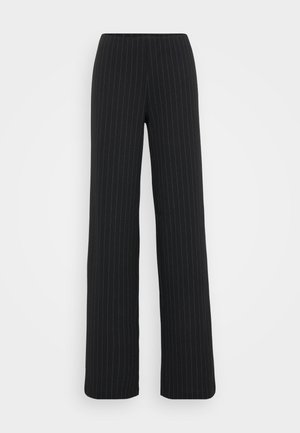 Vero Moda Tall VMBERLIN MY WIDE - Kalhoty - obsidian/oatmeal