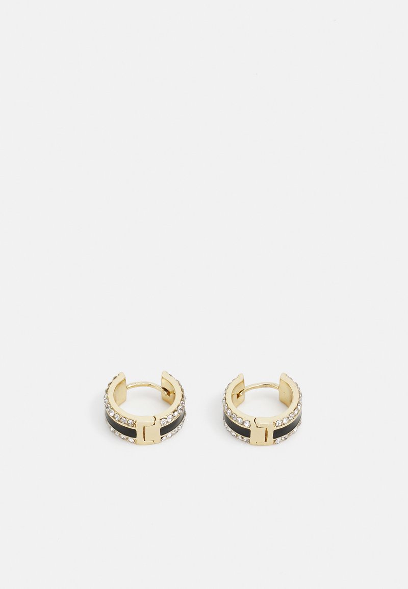 DKNY HOOP - Örhänge - gold-coloured/black