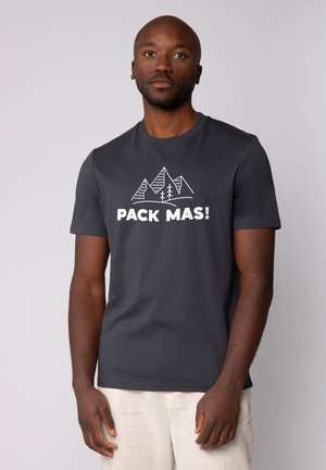 T-Shirt print - india ink grey