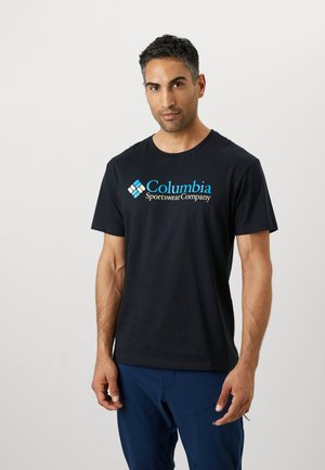 Columbia BASIC LOGO™ SHORT SLEEVE - Nyomott mintás póló - black