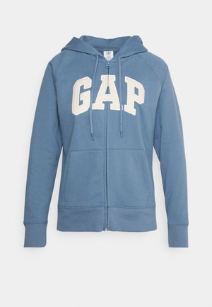 Sweater met rits - blue