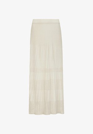 Falconeri, RIBBED LAMÉ - Maxinederdele - natural