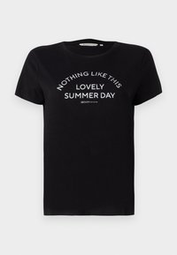 BASIC PRINT - T-shirt imprimé - deep black