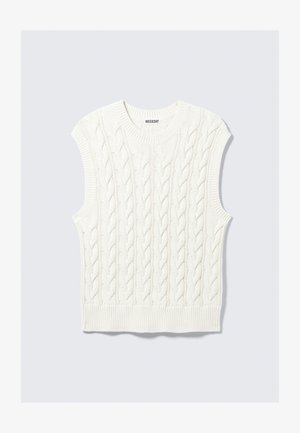 Weekday CABLE VEST - Top - white