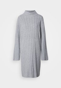 SOPHIA MIDI DRESS - Strickkleid - light grey