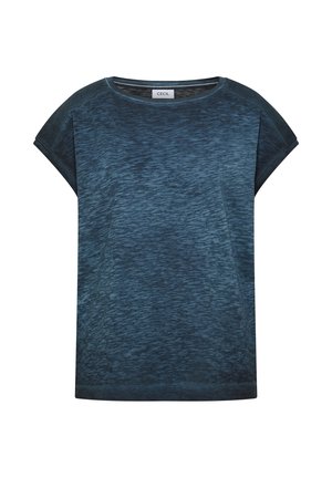 Cecil, T-SHIRT MIT BOATNECK IM GARMENT-DYE-LOOK - T-Shirt basic - universal blue