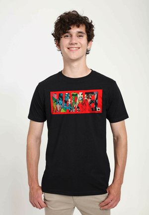 AVENGERS CLASSIC THOR COMIC MARVEL UNISEX - T-shirt imprimé - black