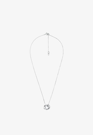 Michael Kors INTERLOCKING NECKLACE - Halskæder - silver-coloured