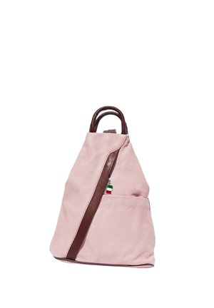 DrachenLeder Rucksack - rosa braun