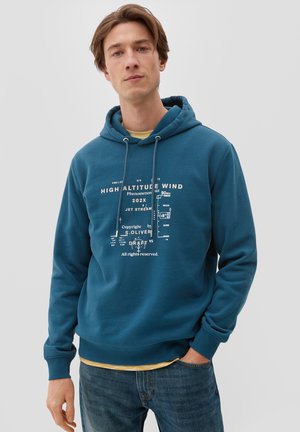 s.Oliver Hoodie - dunkles türkis