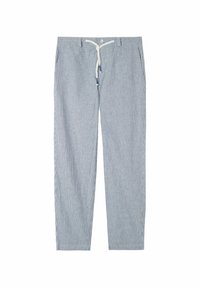 Pantalones - blau j microriga bco blu