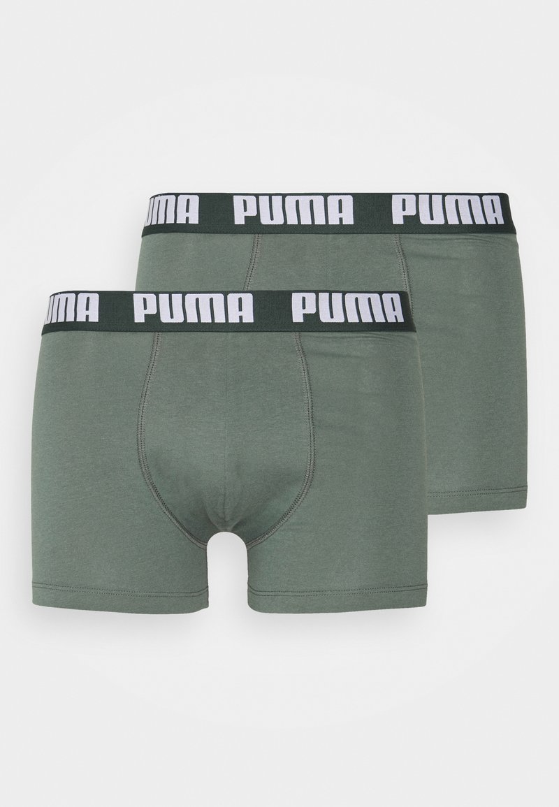 Puma BASIC 2 PACK - Kitsad bokserid - green