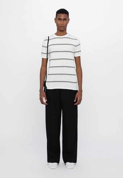 Ron Dorff STRIPED - Μπλουζάκι με στάμπα - off white