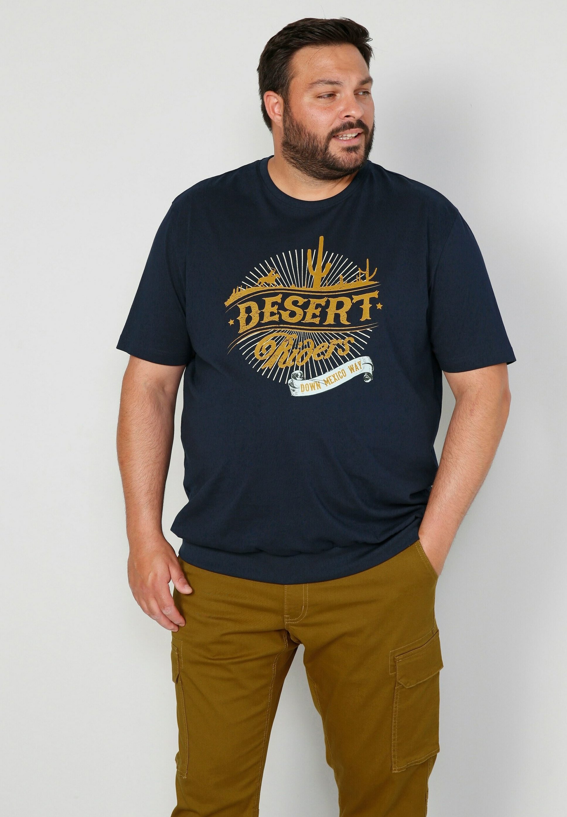 Hombre Talla Grande Camiseta Grande Y Alto Graphic Escote Redondo Estampado Manga Corta Verano