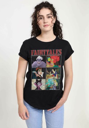 Disney VILLAINS FAIRYTALES - T-Shirt print - black