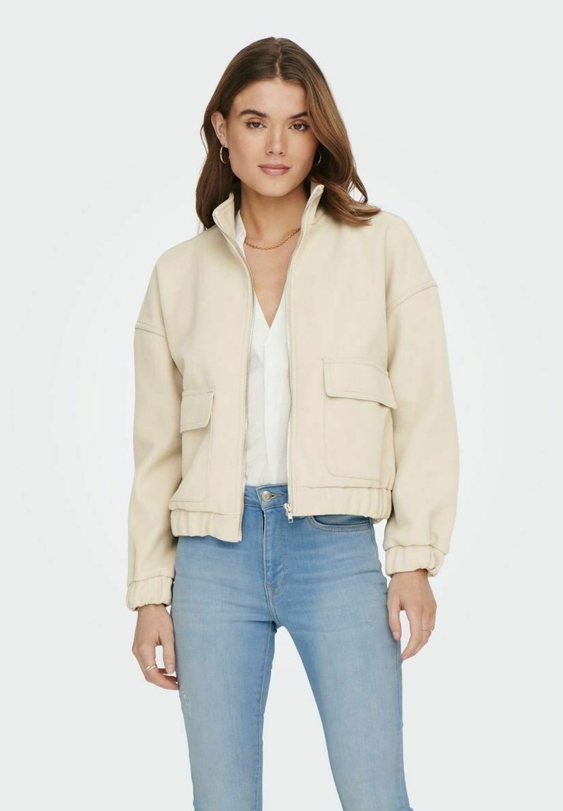 ONLY ONLKENZIE WEMBLEY JACKET  - Letná bunda - feather gray